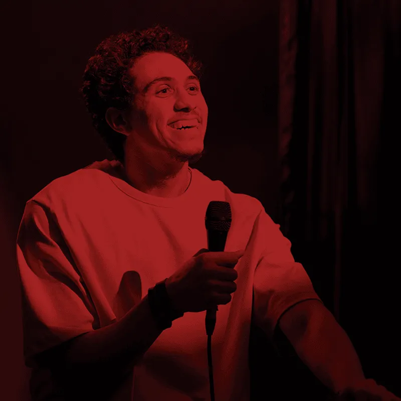 Comedian bei einer Comedy Show